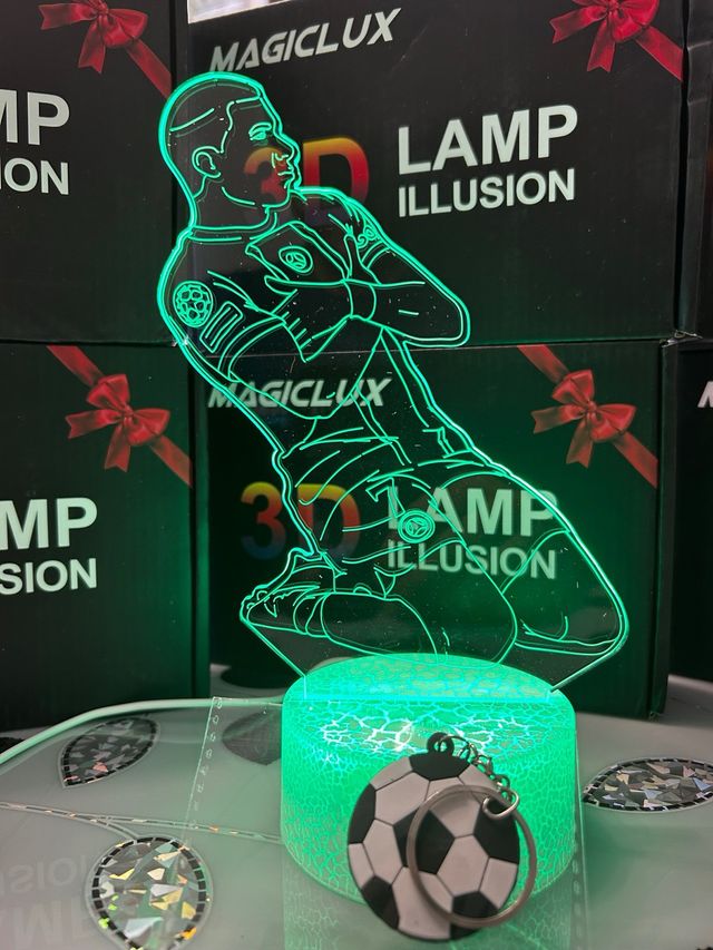 Lampada 3D Mbappé MAGICLUX