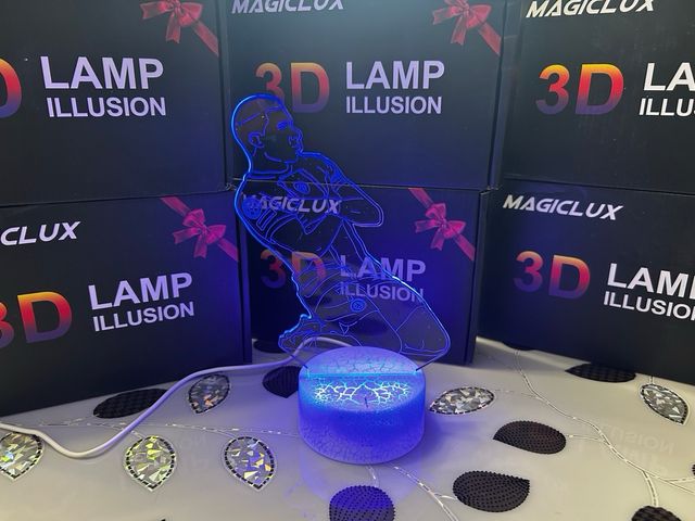 Lampada 3D Mbappé MAGICLUX