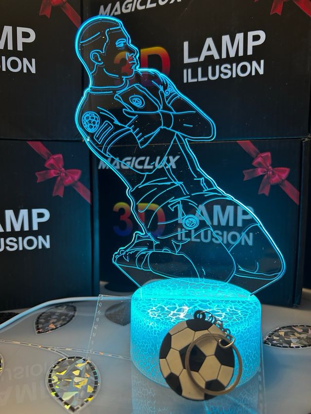 Lampada 3D Mbappé MAGICLUX