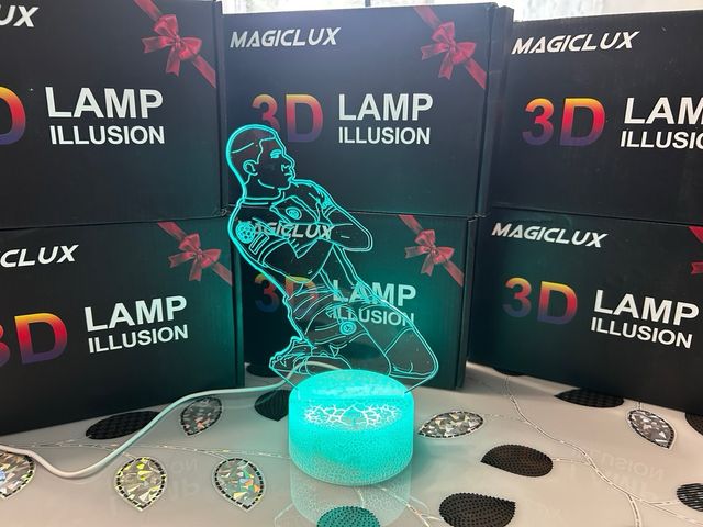 Lampada 3D Mbappé MAGICLUX