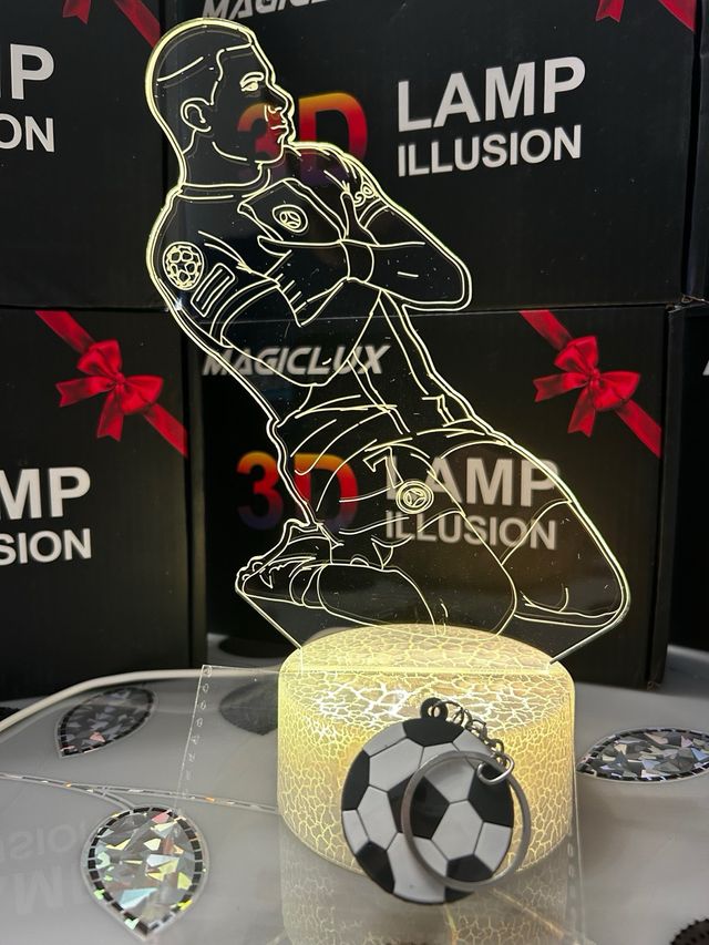 Lampada 3D Mbappé MAGICLUX