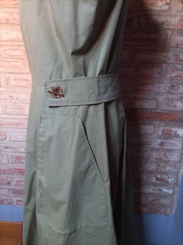 Vestido Purificación García - Verde Oliva