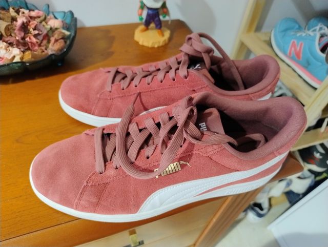 Zapatillas Puma marrón-rosa