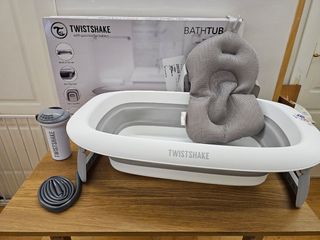 Bañera Plegable Twistshake con Base Soporte
