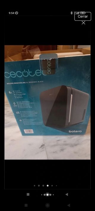 Mini nevera Cecotec