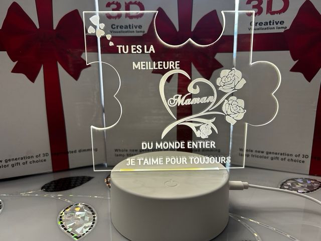 Lampada 3D Mamma - Regalo unico