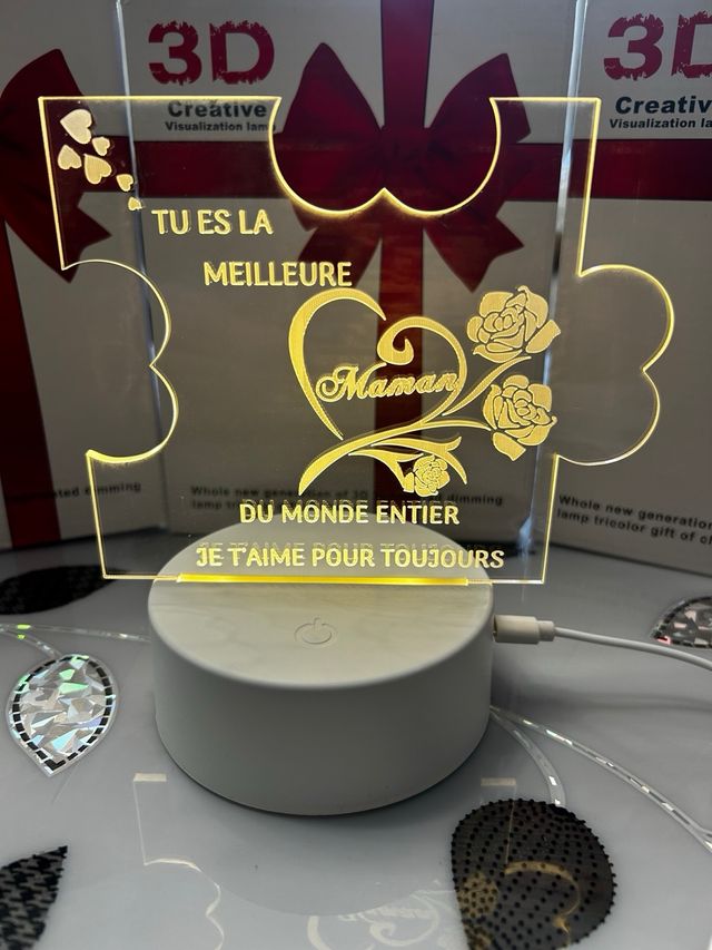 Lampada 3D Mamma - Regalo unico