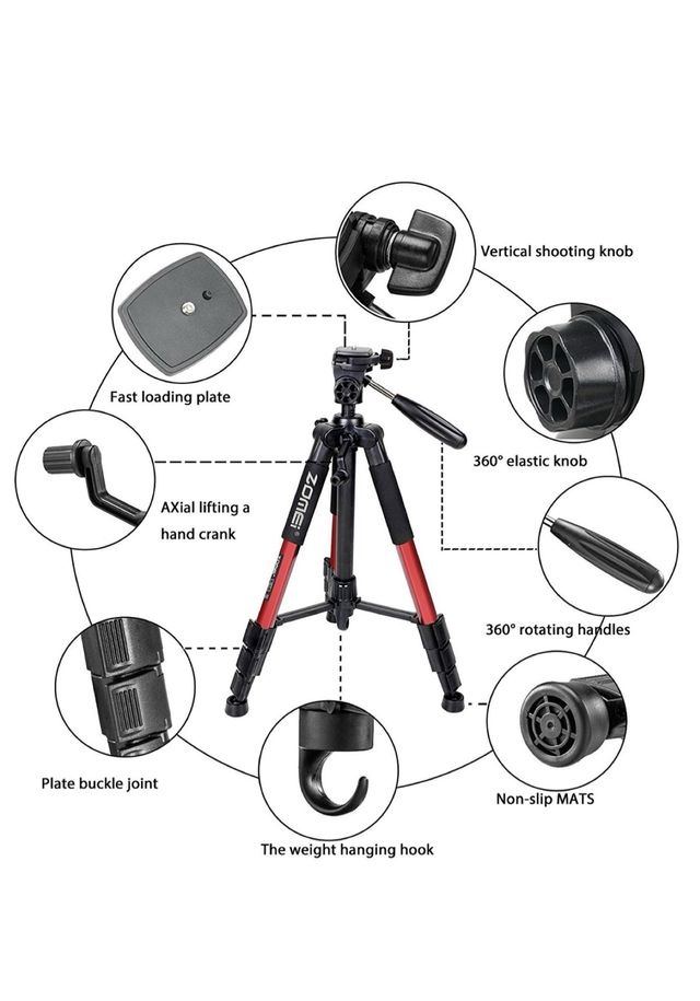 Trípode cámara ZONEI - SZD