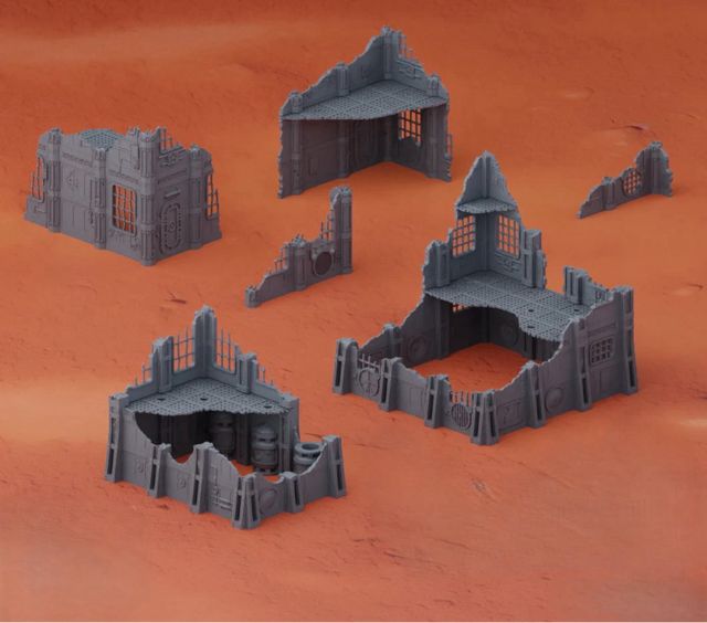 Escenografía “Ruinas” - Killteam “VK” / WH40K