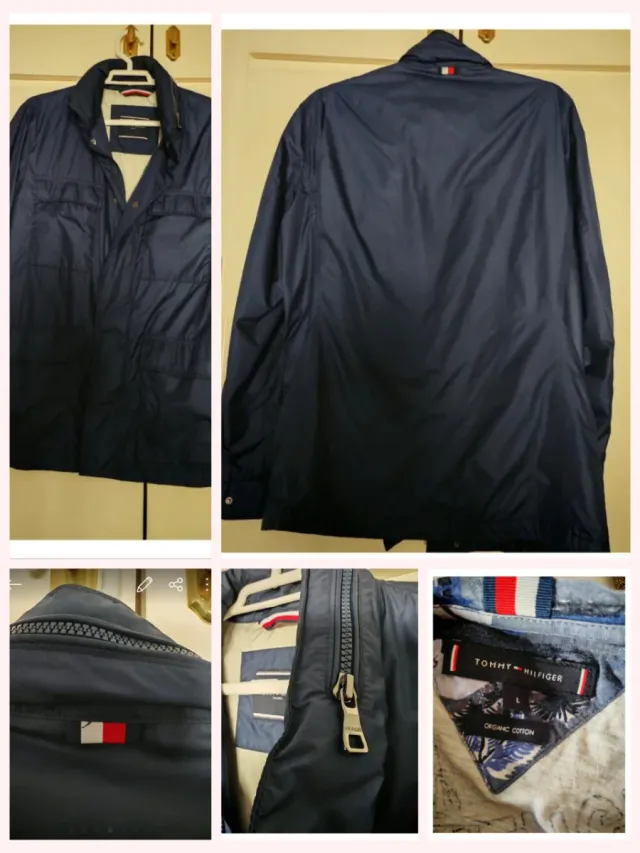 Cazadora Tommy Hilfiger azul - Talla L