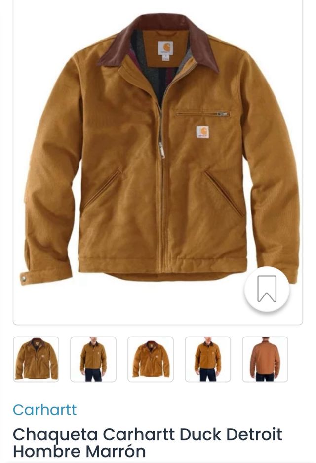 *Chaqueta CArHArtt DUck DEtrOit iNtErstELLAr*