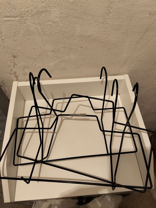 4 Soportes Pared Metal