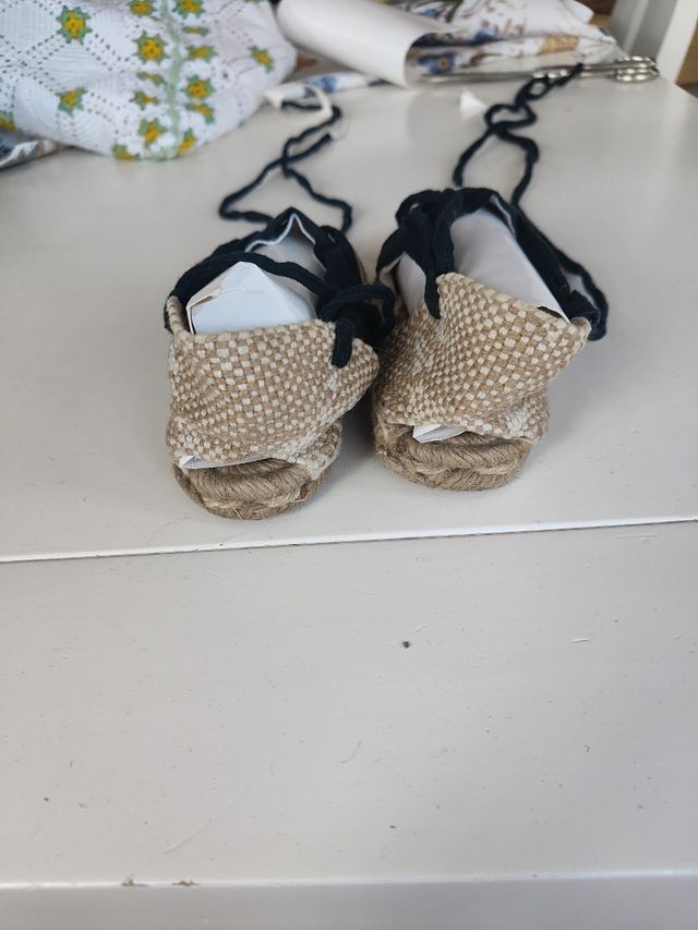 2 garrote cachaba callado. Alpargatas unisex.