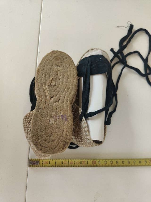 2 garrote cachaba callado. Alpargatas unisex.