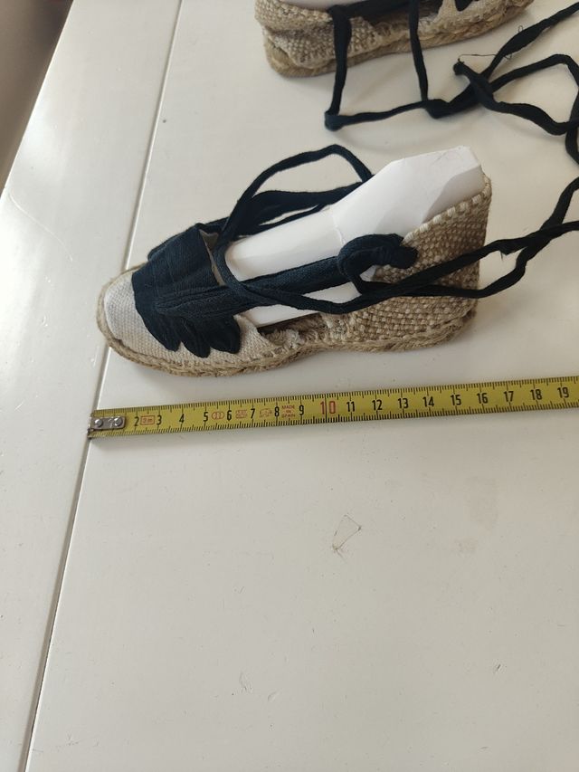 2 garrote cachaba callado. Alpargatas unisex.