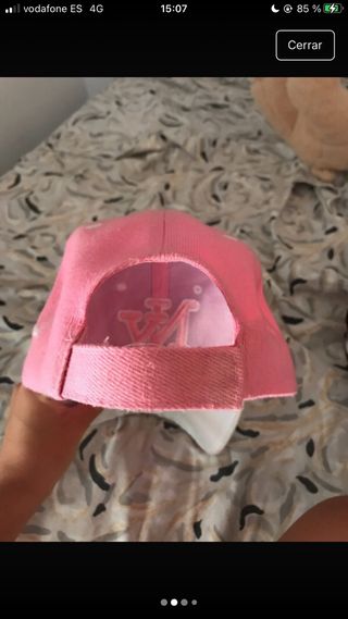 Gorra NY rosa y blanca