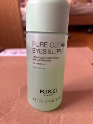 KIKO Pure Clean Eyes & Lips - Desmaquillante Bifás