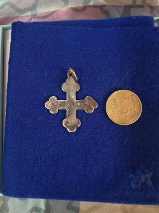 Cruz plata antigua