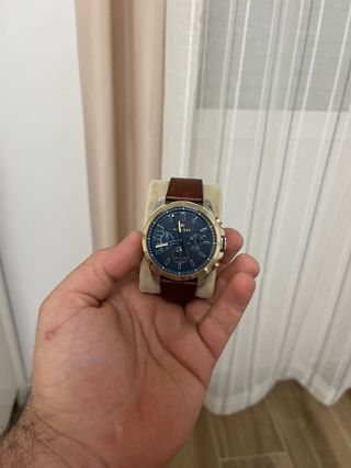 Tommy Hilfiger - Reloj marrón y dorado