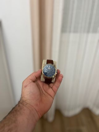 Tommy Hilfiger - Reloj marrón y dorado