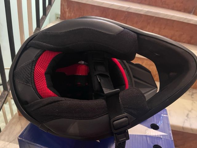 Casco Motocross Swap's - Nero Arancio