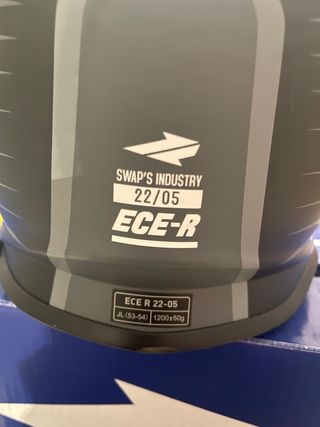 Casco Motocross Swap's - Nero Arancio