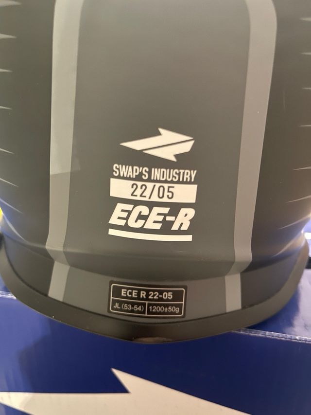 Casco Motocross Swap's - Nero Arancio