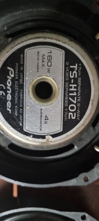 Altavoces Pioneer TS-H1702  Altavoces Hertz 160w