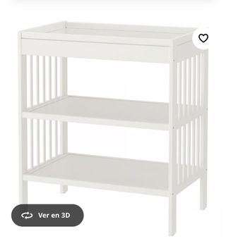 Cambiador bebé Ikea blanco