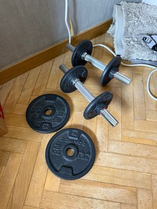 Mancuernas Domyos 2x2kg + 4x1kg