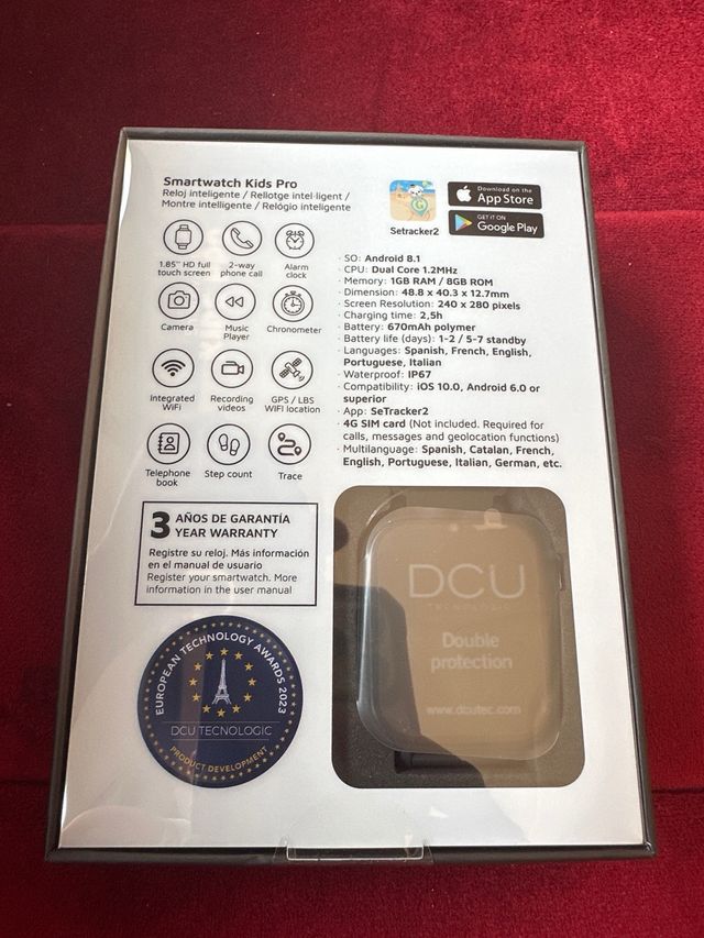 DCU Smartwatch Kids Pro - GPS, 4G