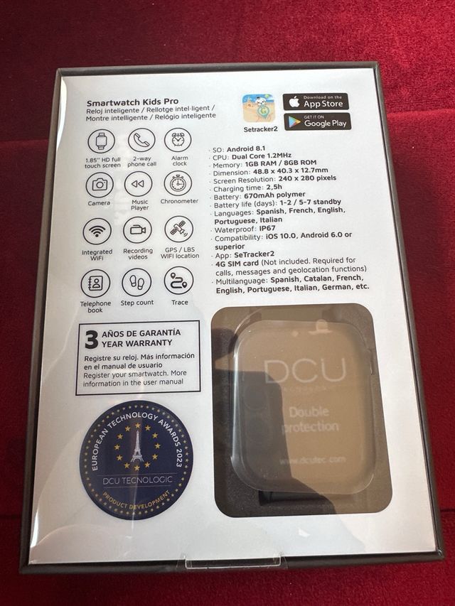 DCU Smartwatch Kids Pro - GPS, 4G