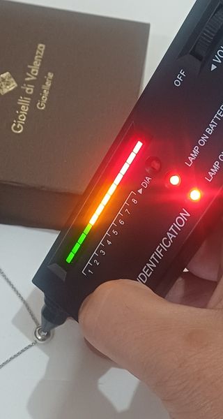 Collana diamante e oro bianco Gioielli Valenza