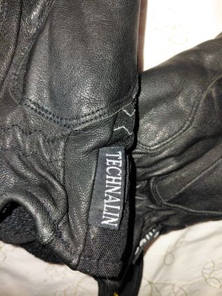 Guantes moto piel hombre 