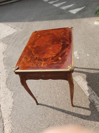 Tavolino Napoleone III intarsiato epoca 1850/70