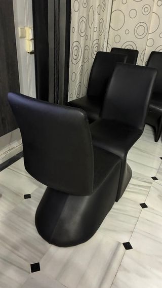 6 Sillas Comedor Cuero Sintético