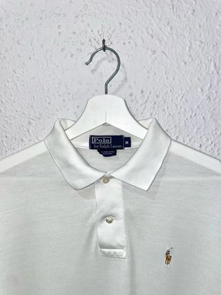 Polo Ralph Lauren Algodon Blanco Logo Bordado M