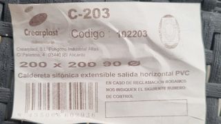 Caldereta sifónica extensible