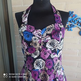 Vestido Pin Up Flores "Hearts & Roses"