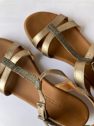 Sandalias Paula Urban - Piel oro