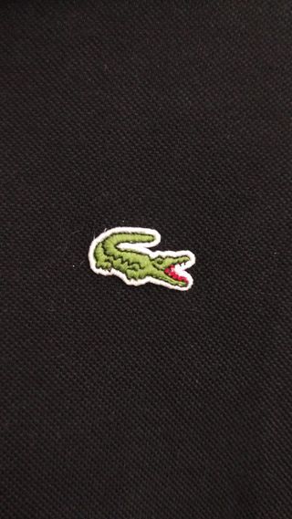 Polo Lacoste negro - Hombre