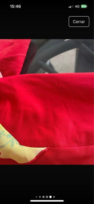 Traje Flamenca Rojo - Flores