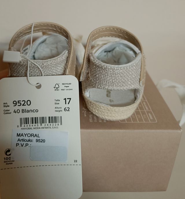 Zapatos niña mayoral recién nacido