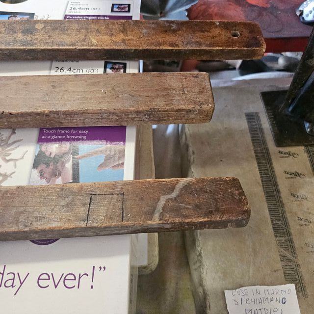 Squadre legno vintage