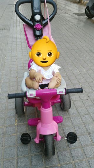 Triciclo bebé niña rosa
