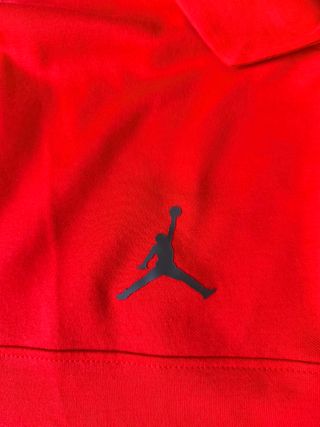 Polo Jordan rojo mujer, talla L
