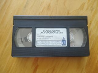 Black Sabbath cross purpose live 1995 VHS (No Cd)