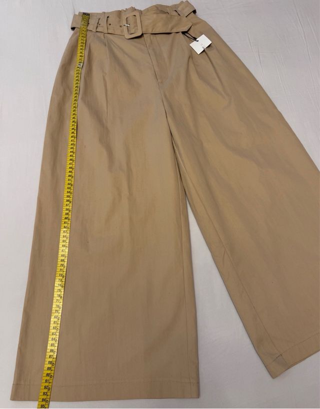 Pantalón wide leg camel Talla S