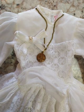 Vestido comunión Nancy años 70