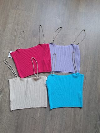 Tops brillantes 